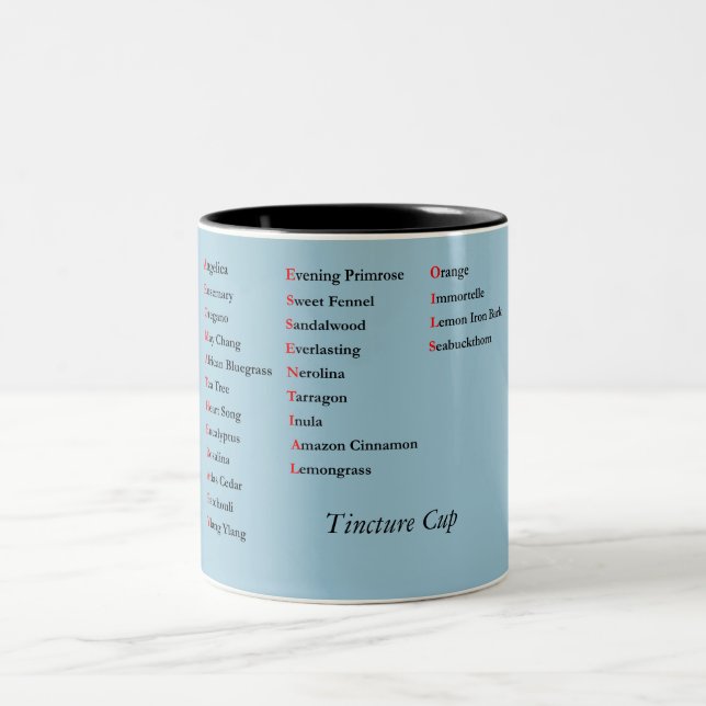 Aromatherapy Oils Tincture Cup Mug (Center)