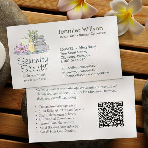 Aromatherapy Practice illustration Business Card