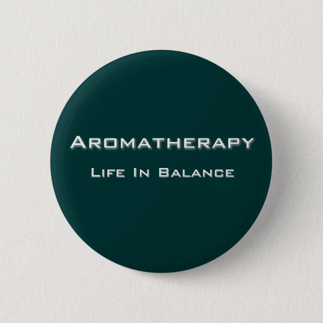 Aromatherapy - White text 2 Inch Round Button (Front)
