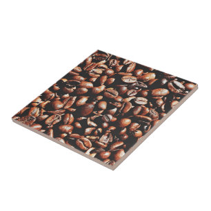 Aromatic Coffee Beans Ceramic Tile - I Love Coffee