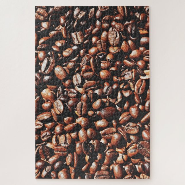Aromatic Coffee Beans - I Love Coffee - Jigsaw Puzzle (Vertical)