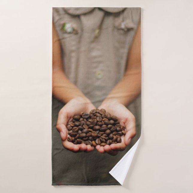 Arôme de fèves de café torréfié (Serviette de bain)