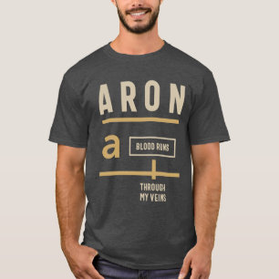 Aron Personalized Name  T-Shirt