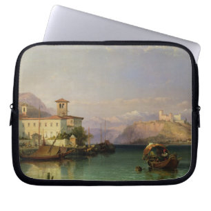 Arona and the Castle of Angera, Lake Maggiore, 185 Laptop Sleeve