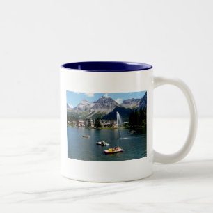 Arosa in Switzerland Two-Tone Coffee Mug
