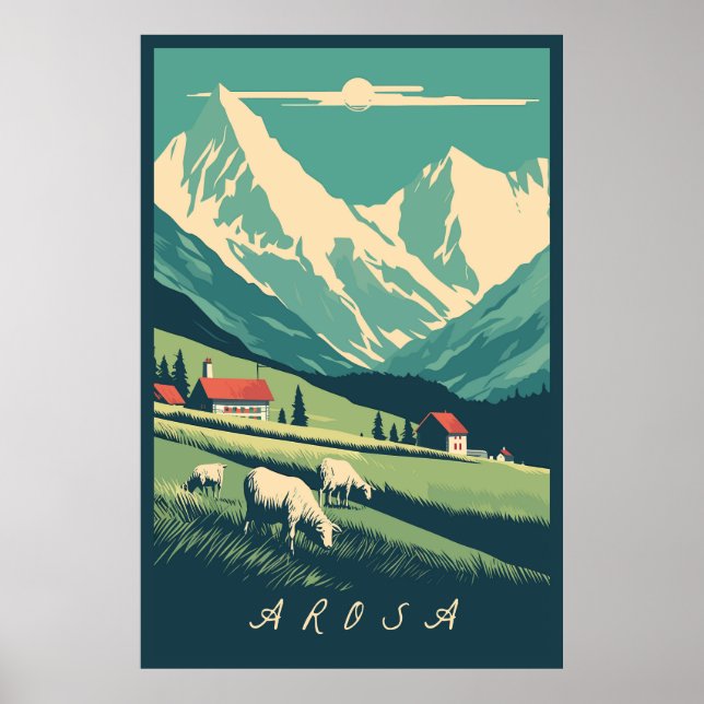 Arosa, Switzerland,  Poster (Front)