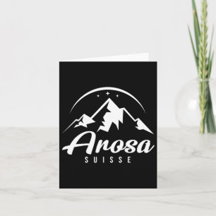 Arosa Switzerland Ski Resort Skiing Snowboarding Card