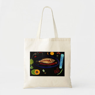 AROUN THE FISH TOTE BAG
