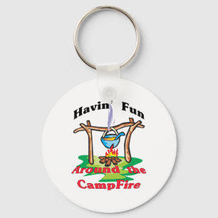 Around the Campfire Keychain