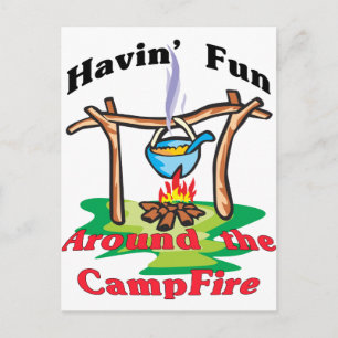 Around the Campfire Postcard