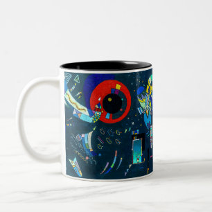 Around the Circle - Kandinsky Two-Tone Coffee Mug