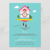 Around the Clock Bridal Shower Invitation