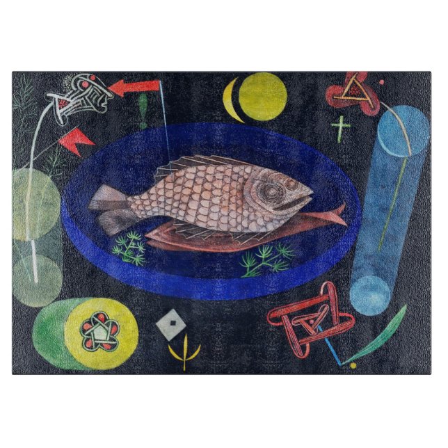 Around the Fish, Paul Klee Cutting Board (Front)