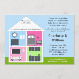 Around the House Shower Bridal Shower Invitation