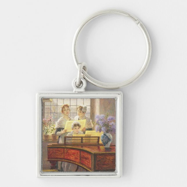 Around the Piano Keychain (Front)