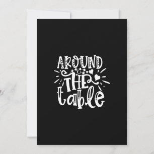 around the table invitation