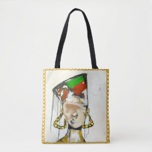 Around the way girl tote bag
