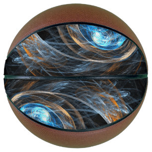 Around the World Abstract Art Basketball