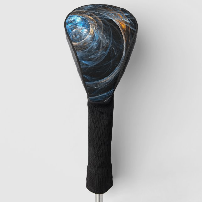 Around the World Abstract Art Golf Head Cover (Front)