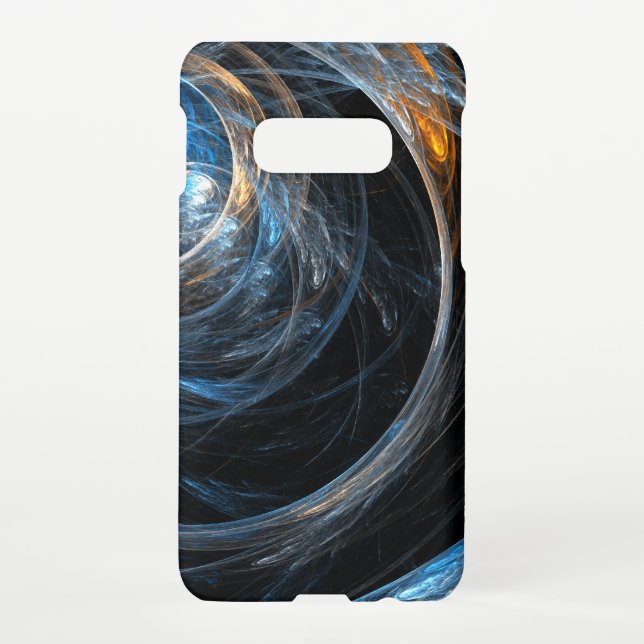 Around the World Abstract Art Matte Samsung Galaxy Case (Back)