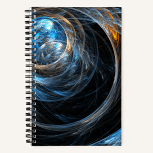 Around the World Abstract Art Notebook