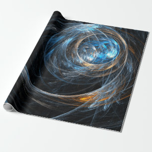 Around the World Abstract Art Wrapping Paper