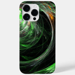 Around the World Green Abstract Art Case-Mate iPhone 14 Pro Max Case