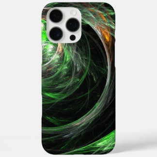 Around the World Green Abstract Art iPhone 16 Pro Max Case