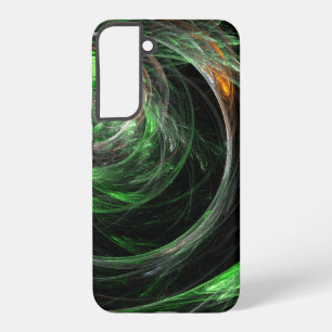 Around the World Green Abstract Art Samsung Galaxy Case