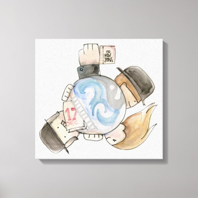 Around the World in 80 Days Canvas Print (Front)