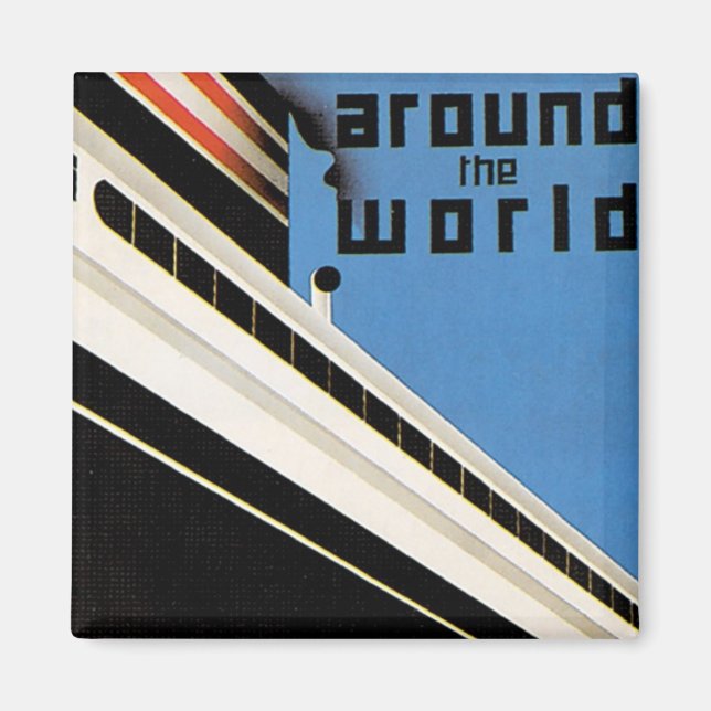 Around the World with NYK Magnet (Front)