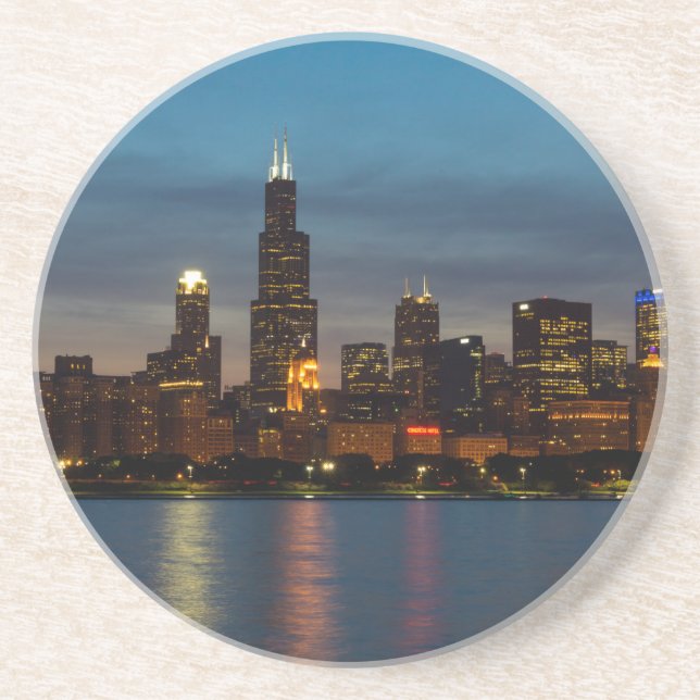 Around Willis At Night Coaster (Front)