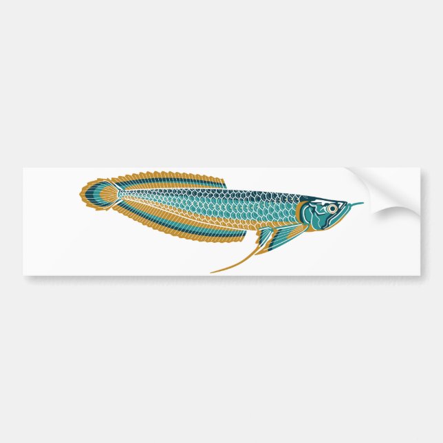 arowana bumper sticker (Front)