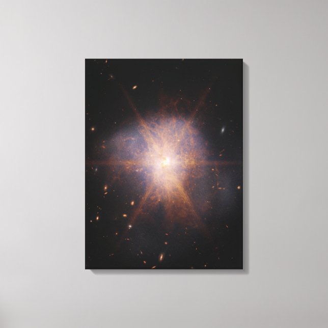 Arp 220 Lights Up The Night Sky Canvas Print (Front)