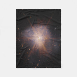 Arp 220 Lights Up The Night Sky Fleece Blanket
