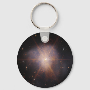 Arp 220 Lights Up The Night Sky Keychain