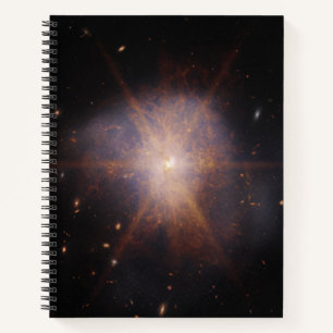 Arp 220 Lights Up The Night Sky Notebook