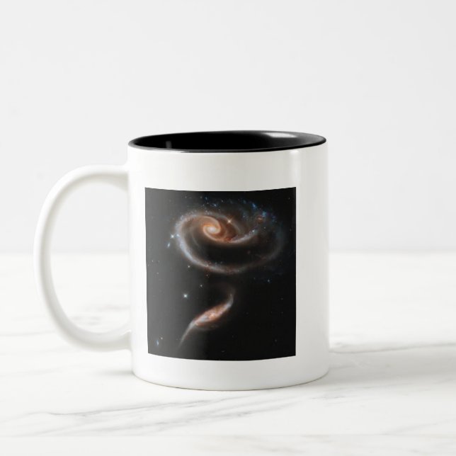 Arp 273 for Lefties. Two-Tone Coffee Mug (Left)