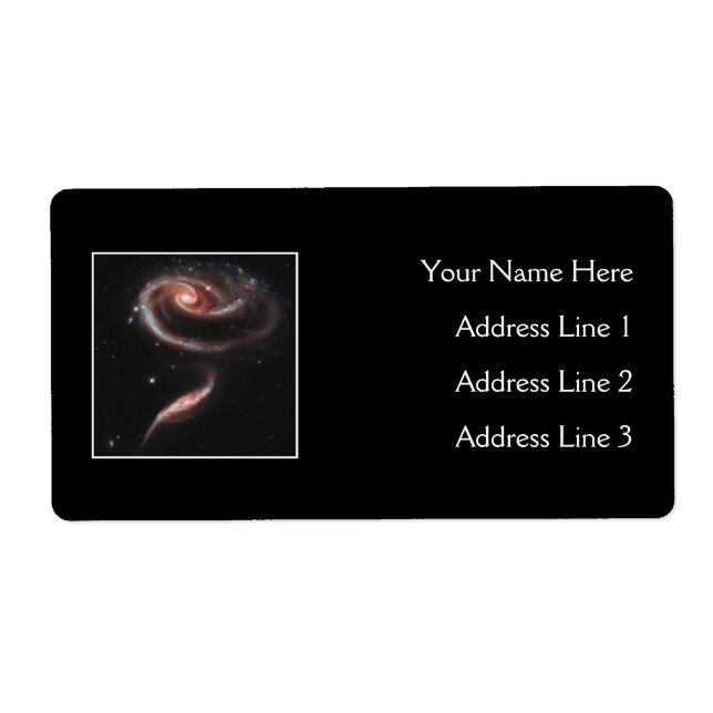 Arp 273 Galaxy Pair (Hubble Telescope) (Front)