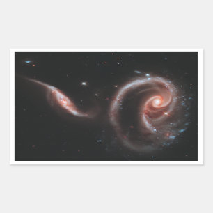 Arp 273 Interacting Galaxies (Hubble Telescope) Sticker