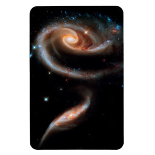 Arp 273 Rose Galaxies Hubble Outer Space Photo Magnet
