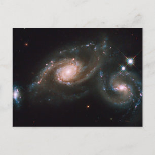 Arp 274 Galaxies NASA Space Postcard