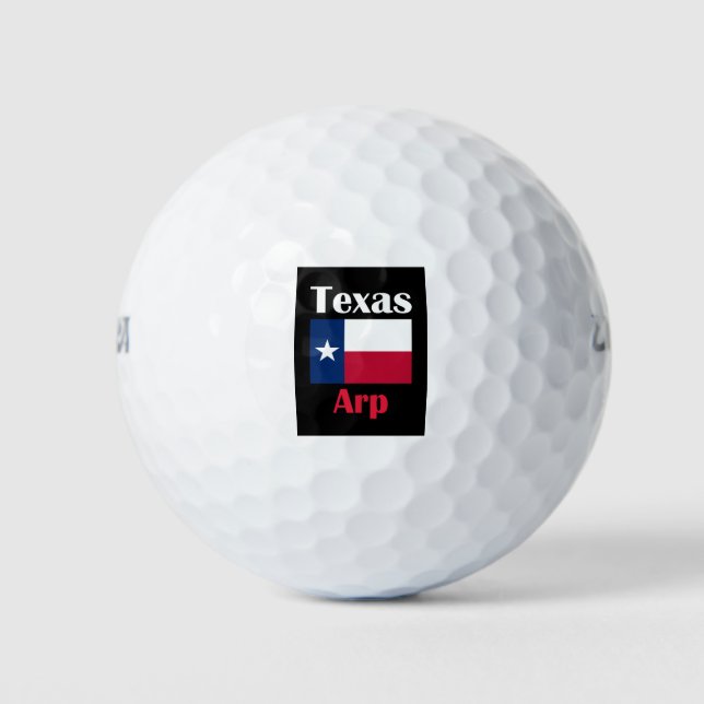 Arp TX Golf Balls (Front)