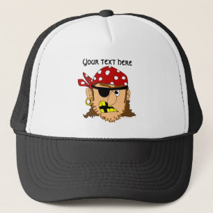 Arr Pirate Man Customizable Pirate Stuff Trucker Hat