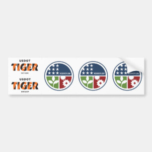 ARRA TIGER Recovery/Stimulus 2.5" Stickers (5)