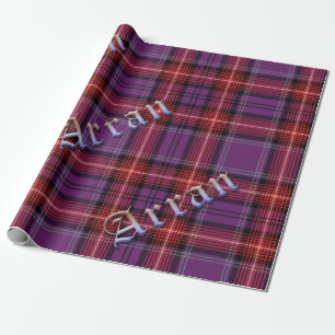 Arran District Tartan Wrapping Paper
