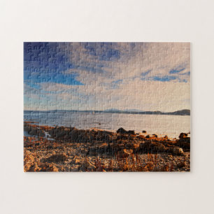 Arran from Toward Point, Firth of Clyde Scotland Jigsaw Puzzle