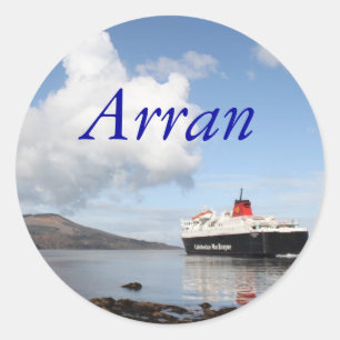 Arran, Scotland Classic Round Sticker