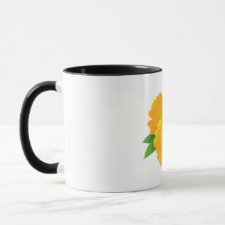 Arranged Calendula Flowers Mug