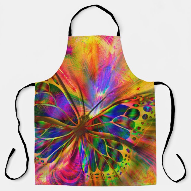 Arrangement butterfly aesthetics apron (Front)